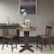 International Concepts 30 in. Solid Wood Round Top Dining Table with 2 Counter Height Stools in Washed Coal K45-30RT-23B-S102-2 - alternate 3